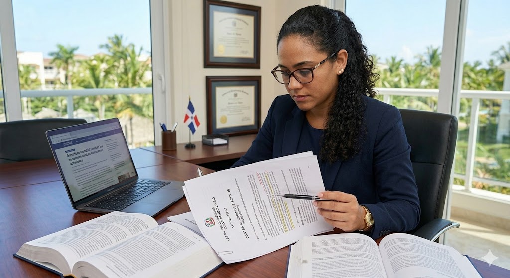Real estate attorney reviewing recent legal developments affecting property transactions in the Dominican Republic.