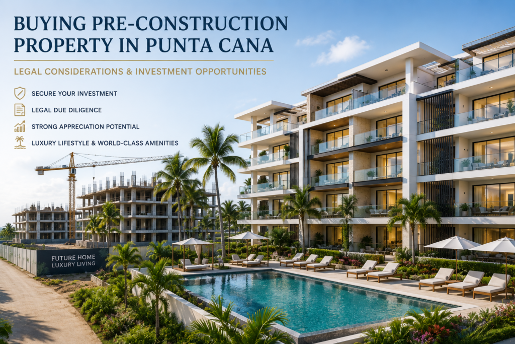 Buying Pre-Construction Property in Punta Cana: Legal Considerations and Investment Opportunities