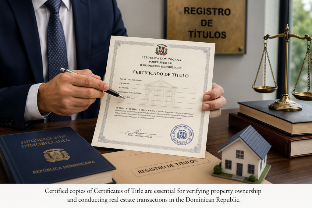 How to Obtain a Certified Copy of a Certificate of Title in the Dominican Republic