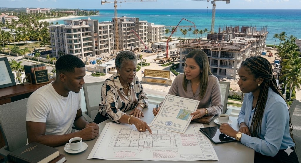 Construction project being reviewed by a real estate attorney in the Dominican Republic.