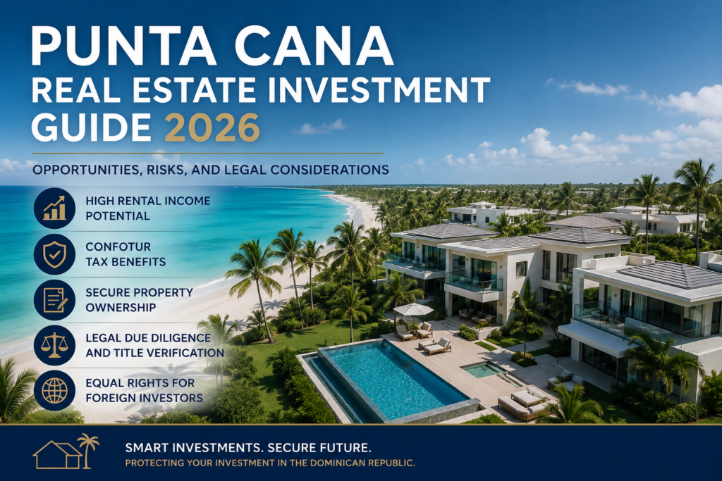 Punta Cana real estate investment opportunities with luxury beachfront properties in the Dominican Republic