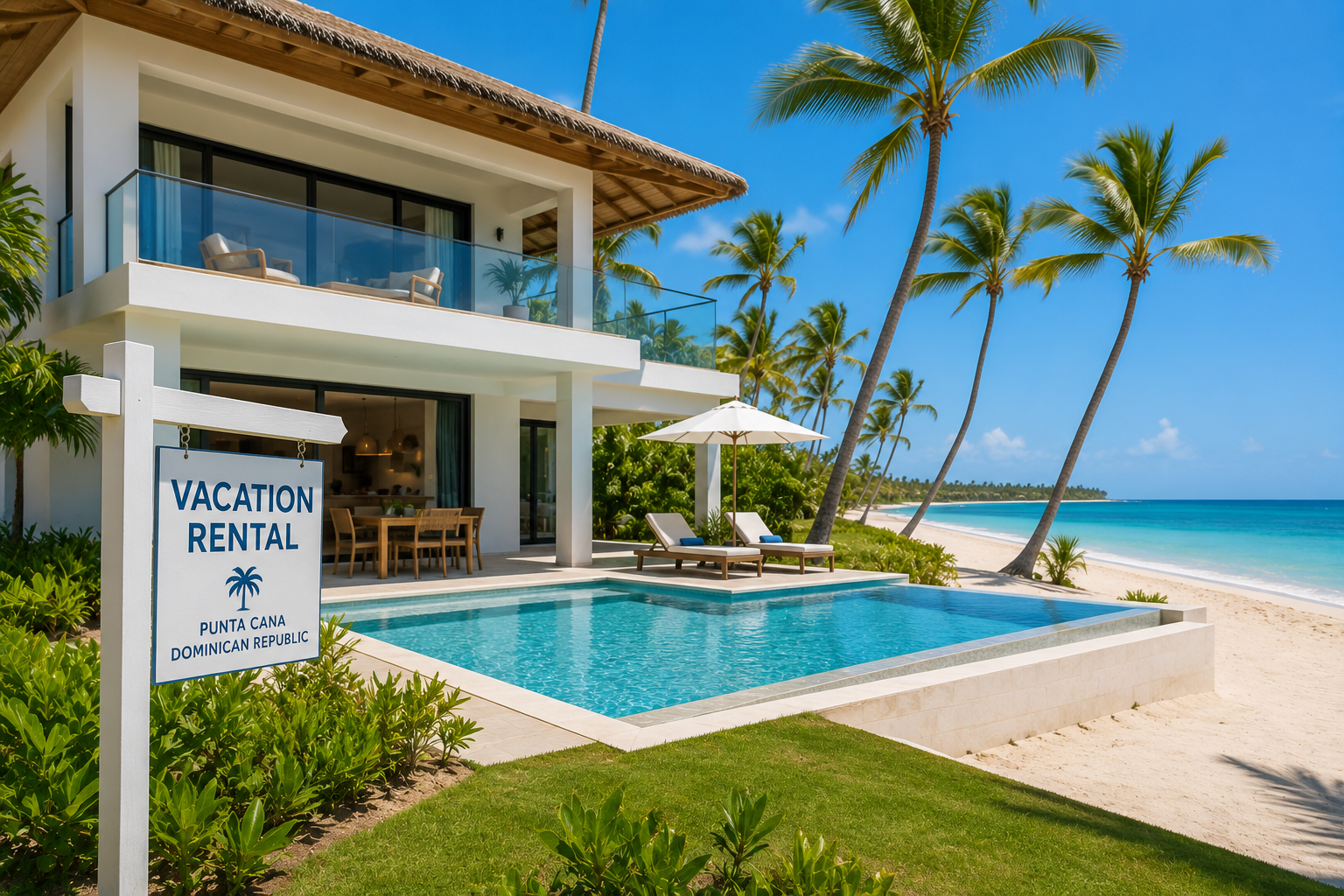 Vacation rental property near the beach in Punta Cana attracting foreign real estate investors.